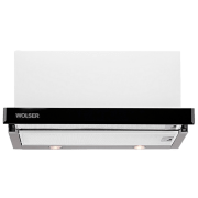 Hotă Wolser WL-60 FG TC Black 60 cm, Recirculare, 750 m³/h