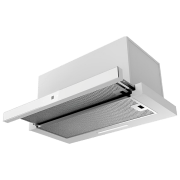 Hotă Wolser WL-60 FG TC White 60 cm, Recirculare, 750 m³/h