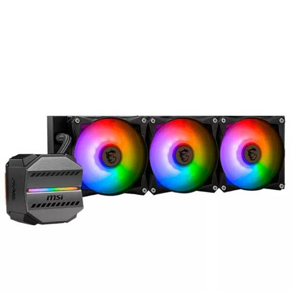 Жидкостное охлаждение MSI MAG CORELIQUID M360 Black  photo 2