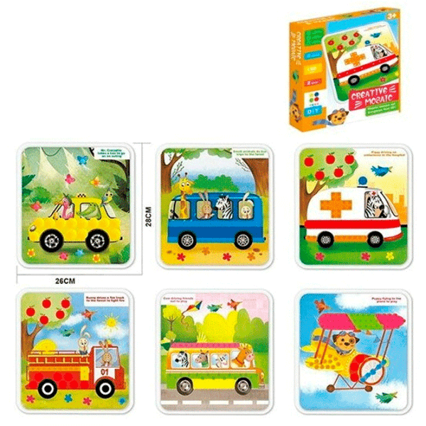 Puzzle ChiToys РЕ03.37 (3695006562347) Numărul de piese: 6, Vârsta recomandată: 3+ photo 1