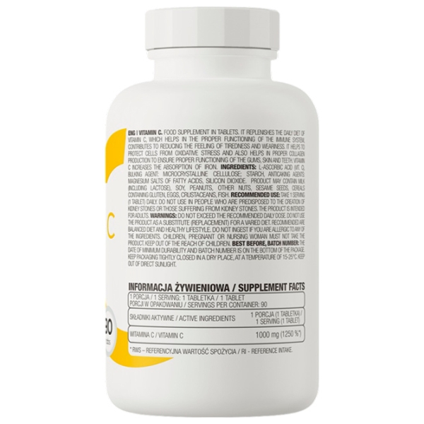 Vitamine OstroVit Vitamin C 5902232610925 90  photo 3
