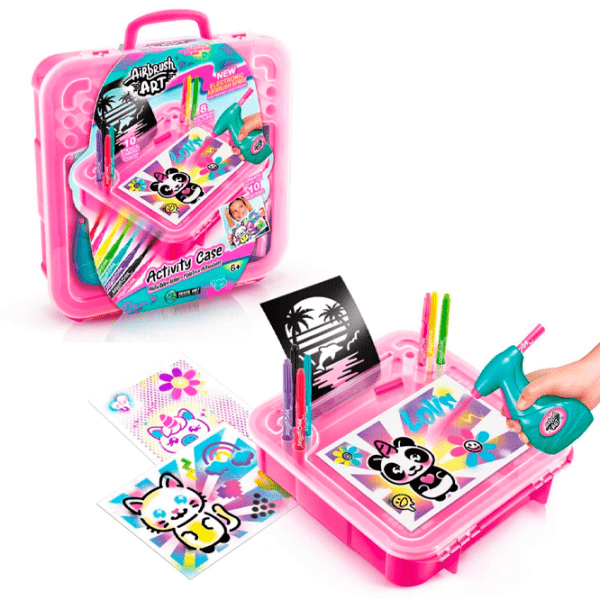Креативный набор Canal Toys Airbrush Art Activity Case AIR017CL Pink Для девочек, 5+ photo 2