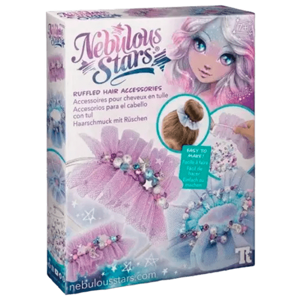 Интерактивная игрушка Nebulous Stars Ruffled Hair Accessories 11022 Фиолетовый Для девочек, 6+ photo 1