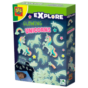 Креативный набор SES Explore Glowing unicorns 25128S Green Для детей, 5+