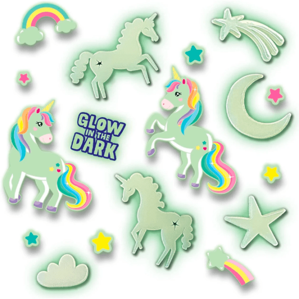 Креативный набор SES Explore Glowing unicorns 25128S Green Для детей, 5+ photo 2