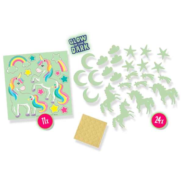Креативный набор SES Explore Glowing unicorns 25128S Green Для детей, 5+ photo 3