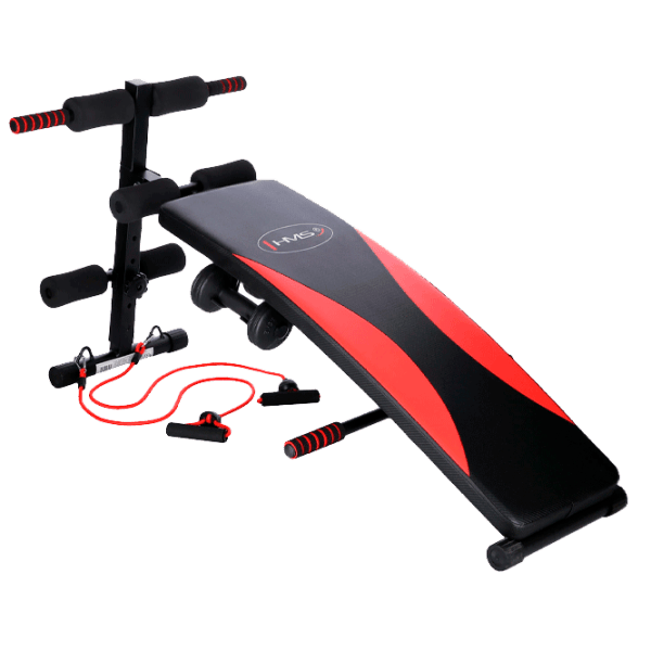Bancă fitness HMS L8355 Black Antrenamente de forță photo 1