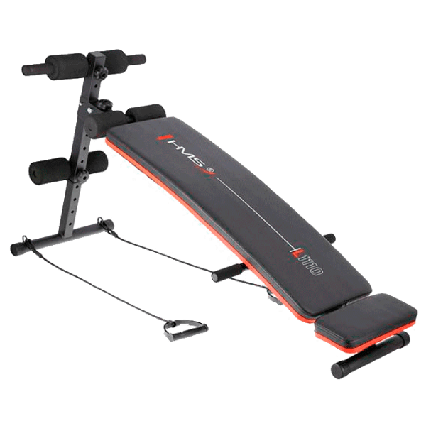 Bancă fitness HMS L1110 Black Antrenamente de forță photo 4