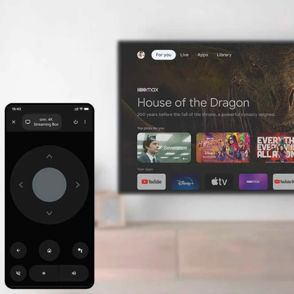 TV приставка Onn Google TV Full HD Black  photo 7
