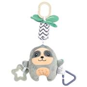 Jucărie pentru pătuțuri și cărucioare New Baby Animals 53894 Grey 1+