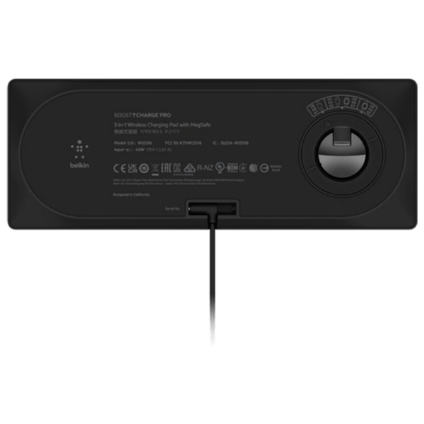 Беспроводная зарядка Belkin WIZ001VFWH (15 Вт) Черный  / Черный photo 5