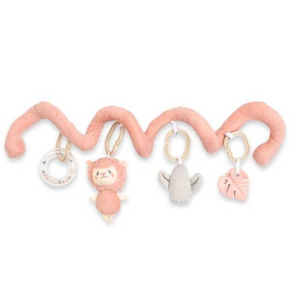 Jucărie pentru pătuțuri și cărucioare New Baby Animals 53899 Pink 0+ photo 3