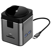 Încărcător wireless WIWU Multi ports Docking (100 W) Black  / Black