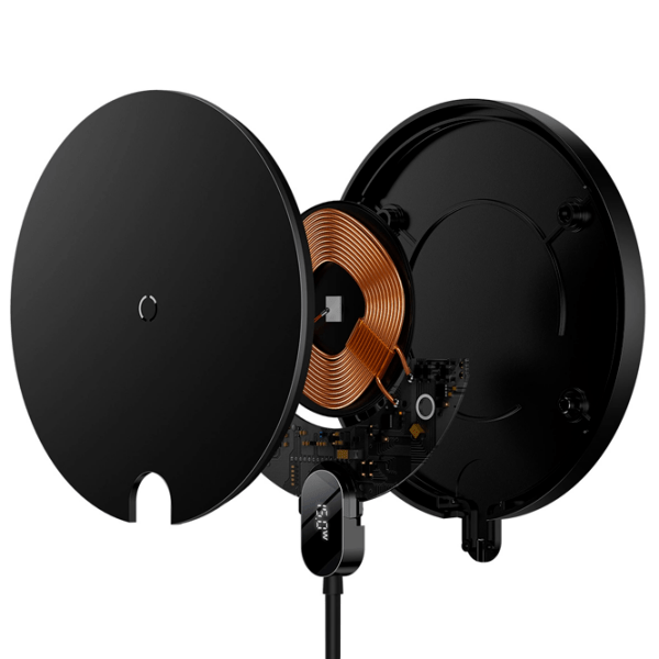 Încărcător wireless Baseus BS-W526 (15 W) Black 2 A / Black photo 4