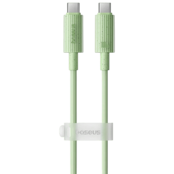 Cablu pentru telefon Baseus Habitat USB Type-C/ USB Type-C Green  photo 1