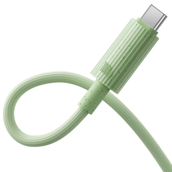 Cablu pentru telefon Baseus Habitat USB Type-C/ USB Type-C Green  photo 2