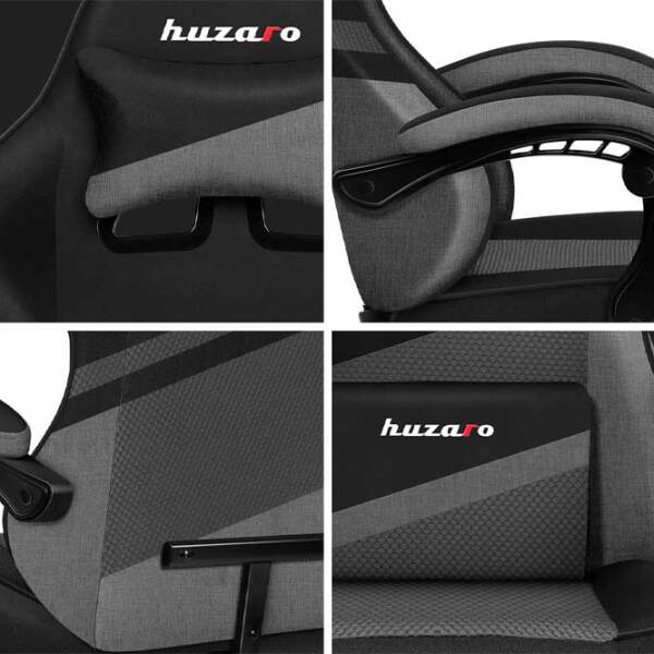 Scaun Gaming Huzaro Force 4.4 Gray   photo 6
