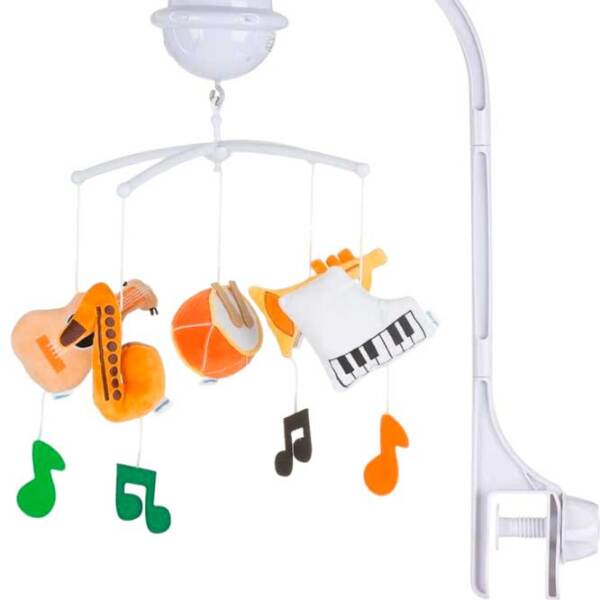 Jucărie pentru pătuțuri și cărucioare Chipolino Baby Mix MILD02306MUS Multicolor 0+ photo 4