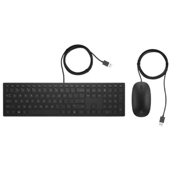 Клавиатура и Мышь HP Pavilion 400 Black Для дома и офиса, Проводная photo 3