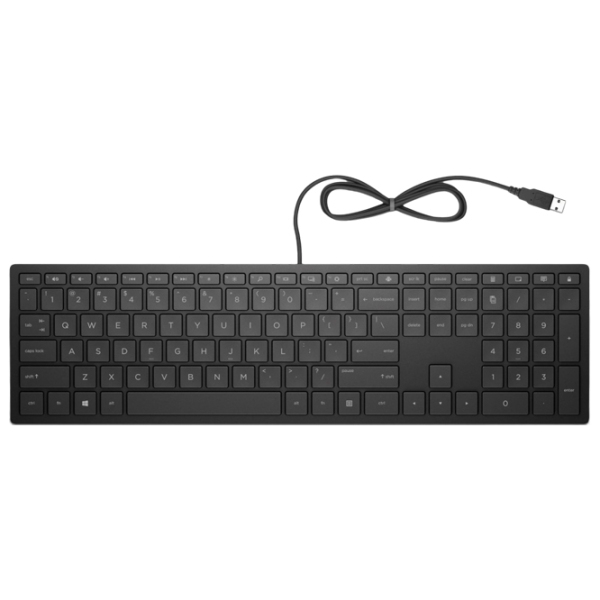 Клавиатура и Мышь HP Pavilion 400 Black Для дома и офиса, Проводная photo 4