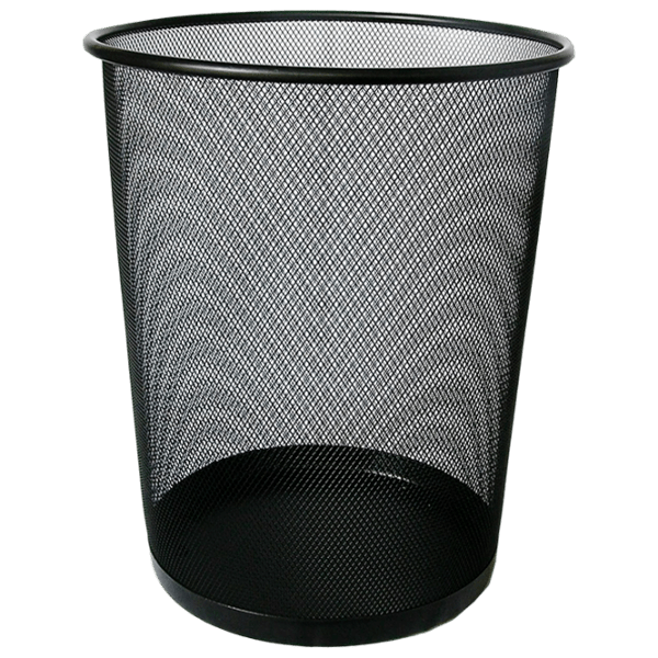 Мусорное ведро Xenos Mesh Black Металл, photo 1