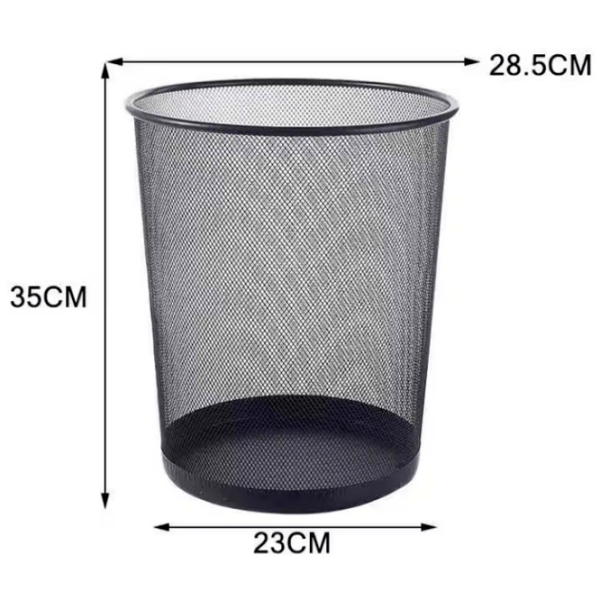 Мусорное ведро Xenos Mesh Black Металл, photo 2