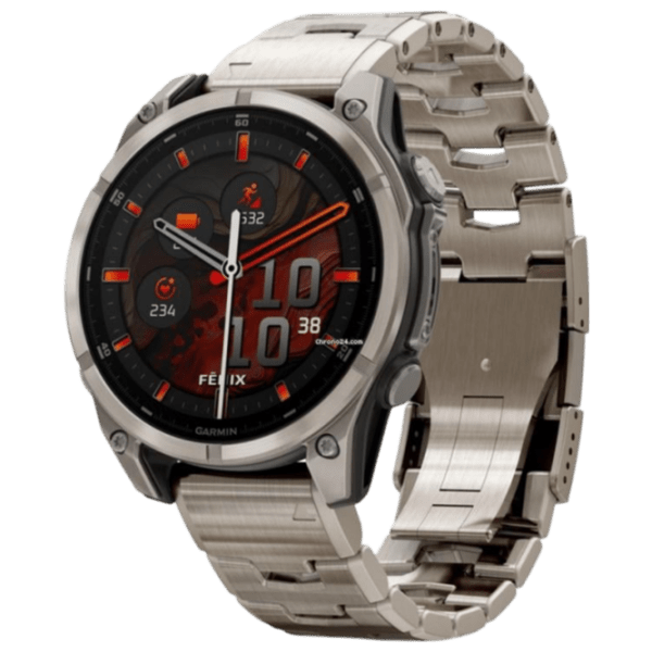 Ceas inteligent Garmin Fenix 8 Titanium 1.4" | 47 mm | Titan/Titan
| 010-02904-40 photo 1