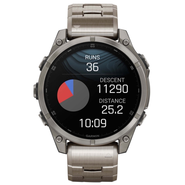 Ceas inteligent Garmin Fenix 8 Titanium 1.4" | 47 mm | Titan/Titan
| 010-02904-40 photo 3
