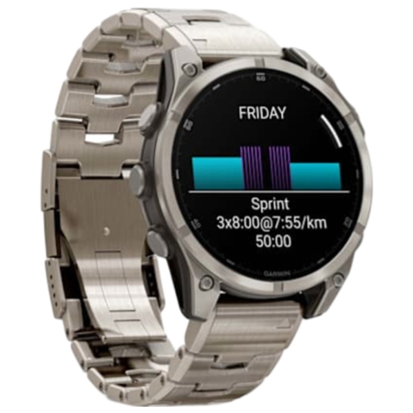 Ceas inteligent Garmin Fenix 8 Titanium 1.4" | 47 mm | Titan/Titan
| 010-02904-40 photo 6