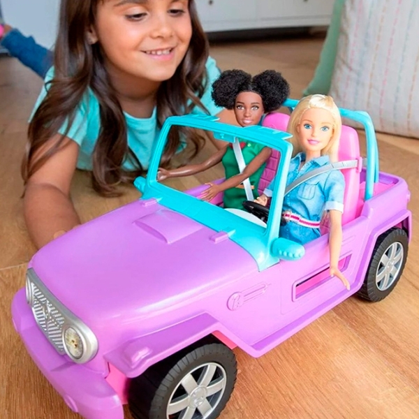 Mașină Mattel Barbie Jeep GMT46 Violet  photo 7