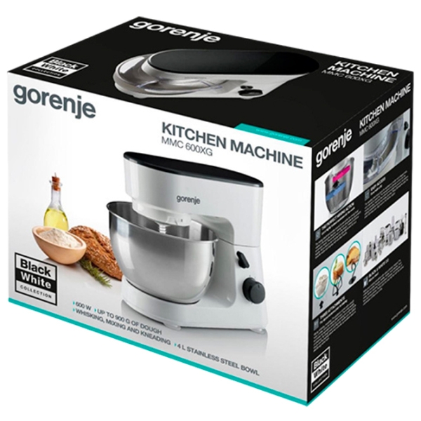 Кухонная машина Gorenje MMC600XG Белый 600 Вт, Механическое, Количество скоростей: 6 photo 11
