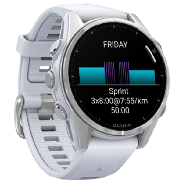 Умные часы Garmin Fenix 8 Серебряный 1.3" | 43 мм | Нержавеющая сталь/Силикон
| 010-02903-00 photo 3