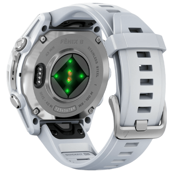 Умные часы Garmin Fenix 8 Серебряный 1.3" | 43 мм | Нержавеющая сталь/Силикон
| 010-02903-00 photo 5