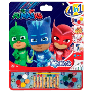 Set de creație As Kids Giga Block Pj Masks 1023-62739 Multicolor Pentru copii, 3+