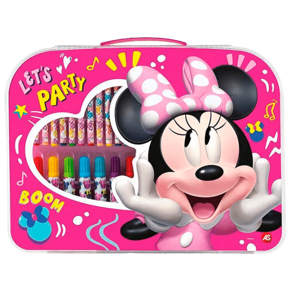 Set de creație As Kids Let's Party Case Minnie 1023-66224 Pink Pentru fetițe, 3+ photo 1