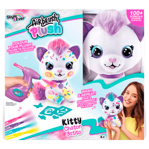 Интерактивная игрушка Canal Toys Airbrush Plush Kitty 272CL Разноцветный Для девочек, 6+ photo 1