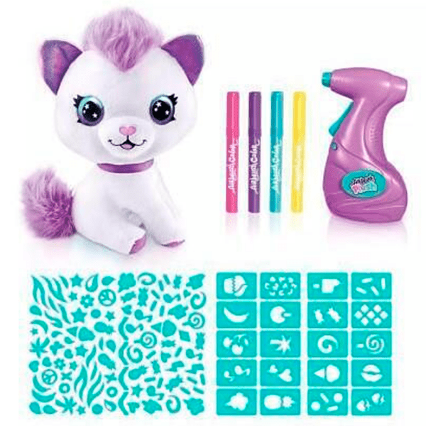 Интерактивная игрушка Canal Toys Airbrush Plush Kitty 272CL Разноцветный Для девочек, 6+ photo 4