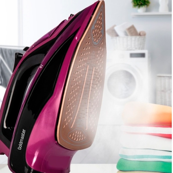 Fier de călcat GoldMaster GM 7633 Purple 2400 W, , 0.43 l, Ceramică photo 4