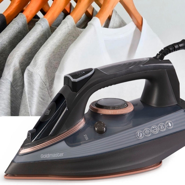 Fier de călcat GoldMaster GM 7623 Gray 2800 W, , 0.3 l, Ceramică photo 5