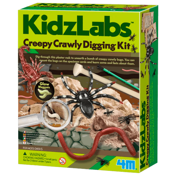 Set de creație 4M KidzLabs Creepy Crawly Digging Kit 00-03397 Multicolor Pentru copii, 5+ photo 1