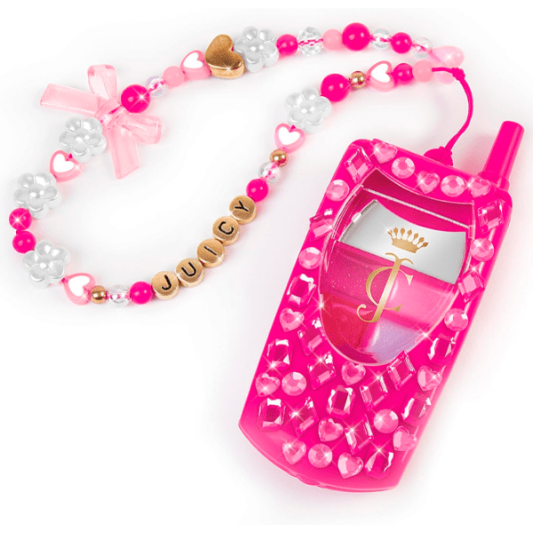 Креативный набор Make It Real Juicy Couture Dial Up the Style Lip Gloss Phone 4473M Разноцветный Для девочек, 6+ photo 4