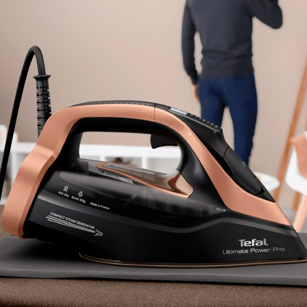 Fier de călcat Tefal FV9E50E0 Black 3200 W, 85 g/min, 0.35 l, Ceramică photo 8
