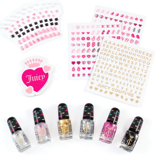Креативный набор Make It Real Juicy Couture Dazzling Designs Manicure Set 4474M Pink Для девочек, 8+ photo 3
