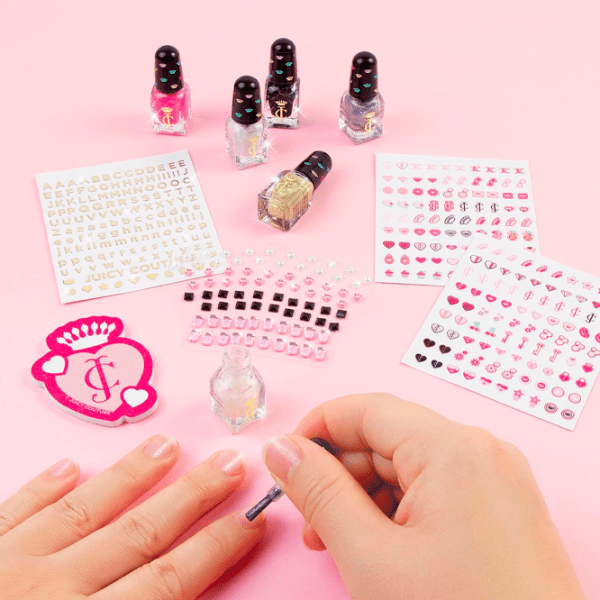 Креативный набор Make It Real Juicy Couture Dazzling Designs Manicure Set 4474M Pink Для девочек, 8+ photo 4