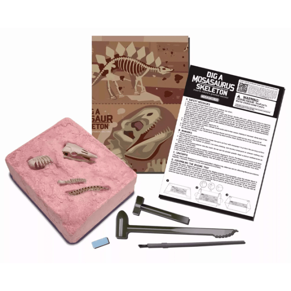 Set de creație 4M Mosasaurus Dig a Mosasaurus skeleton 00-03457 Multicolor Pentru copii, 8+ photo 4