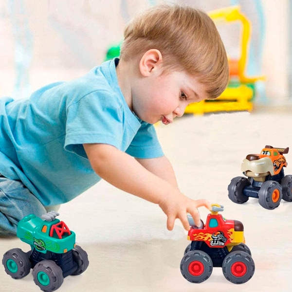 Машинка Hola Toys Monster Trucks Angry Bull 3151A Красный  photo 3