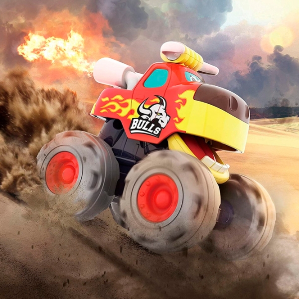 Машинка Hola Toys Monster Trucks Angry Bull 3151A Красный  photo 5