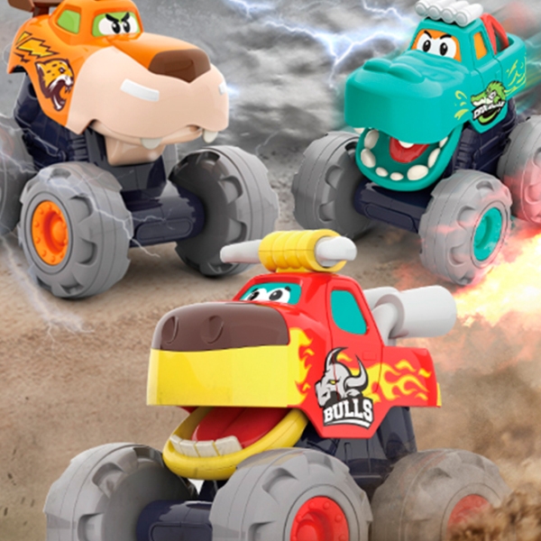 Машинка Hola Toys Monster Trucks Angry Bull 3151A Красный  photo 10