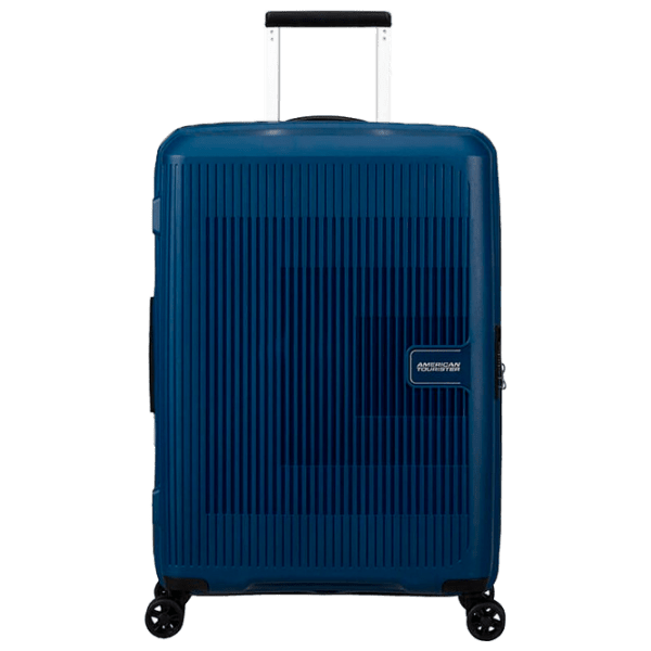 Чемодан American Tourister Aerostep Spinner Expandable Тёмно-синий Черный 101л   photo 1