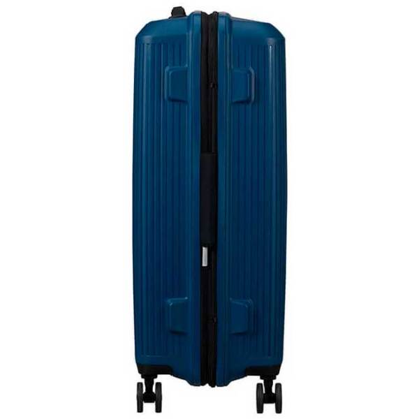Чемодан American Tourister Aerostep Spinner Expandable Тёмно-синий Черный 101л   photo 2